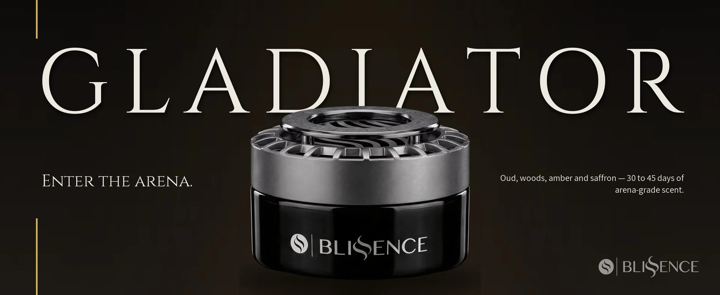 flowertrail gladiator luxury car perfume — Enter the arena.