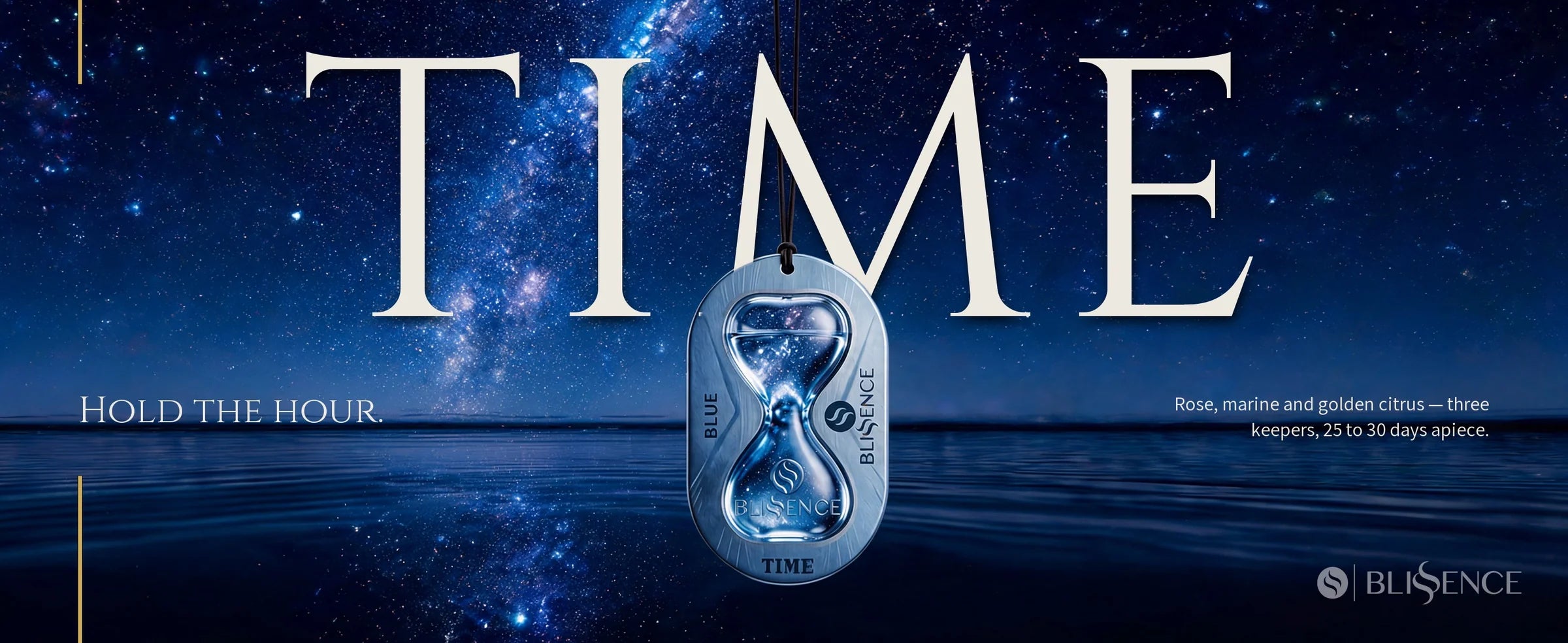 flowertrail time luxury car perfume — Hold the hour.