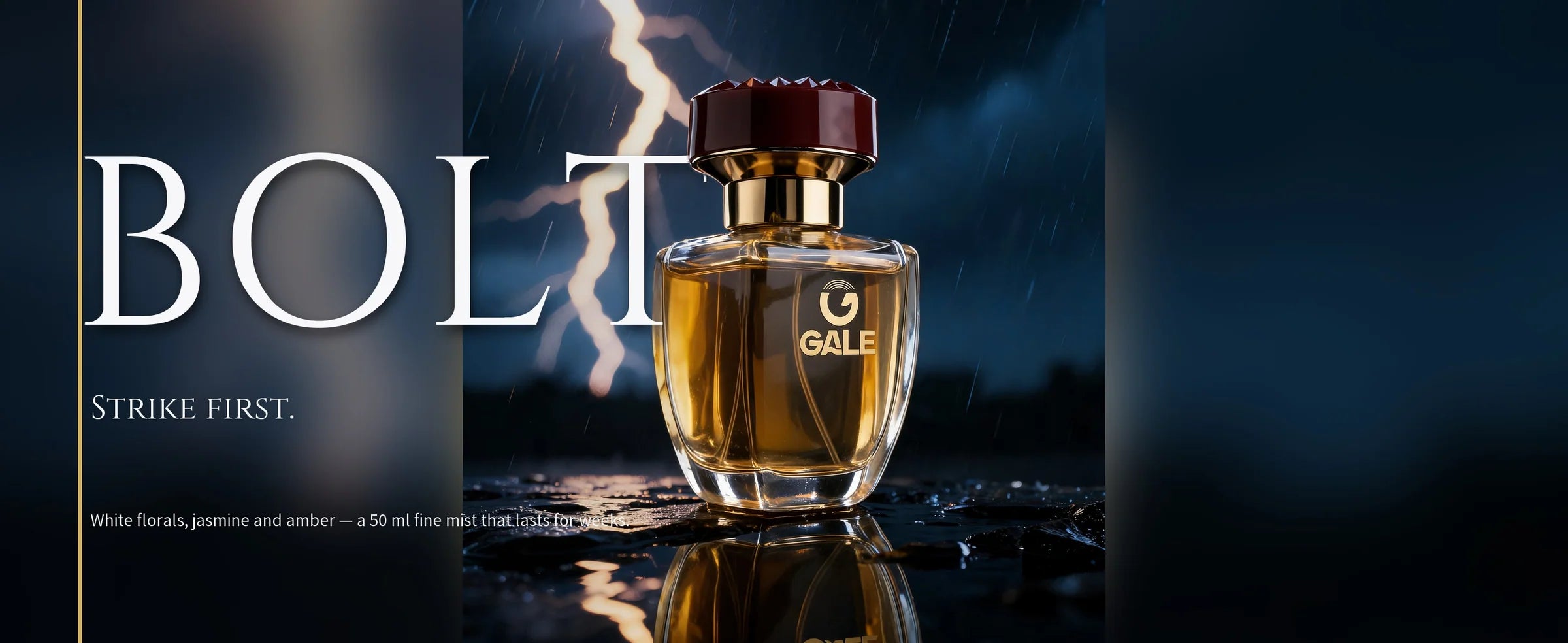 flowertrail bolt luxury car perfume — Strike first.