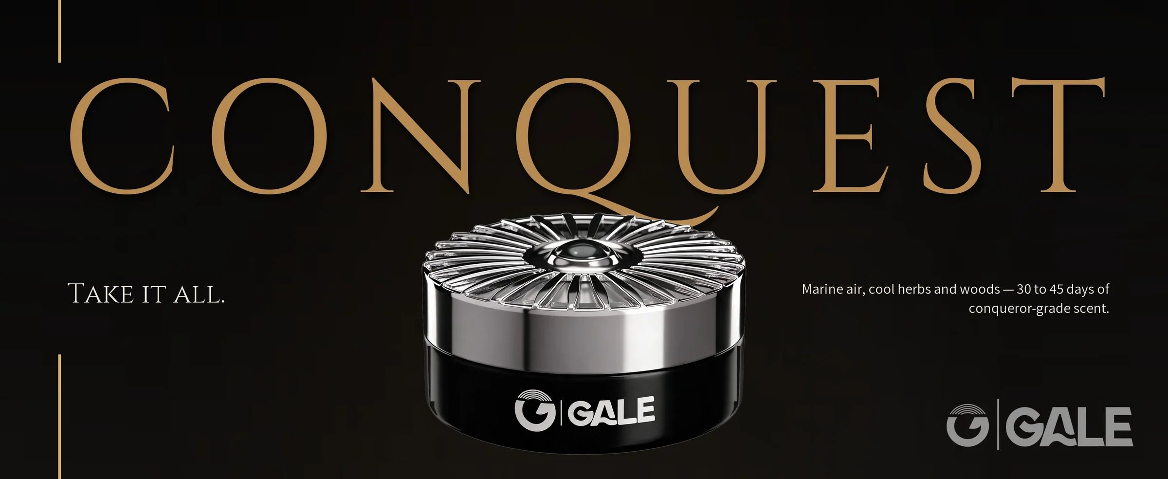 flowertrail conquest luxury car perfume — Take it all.