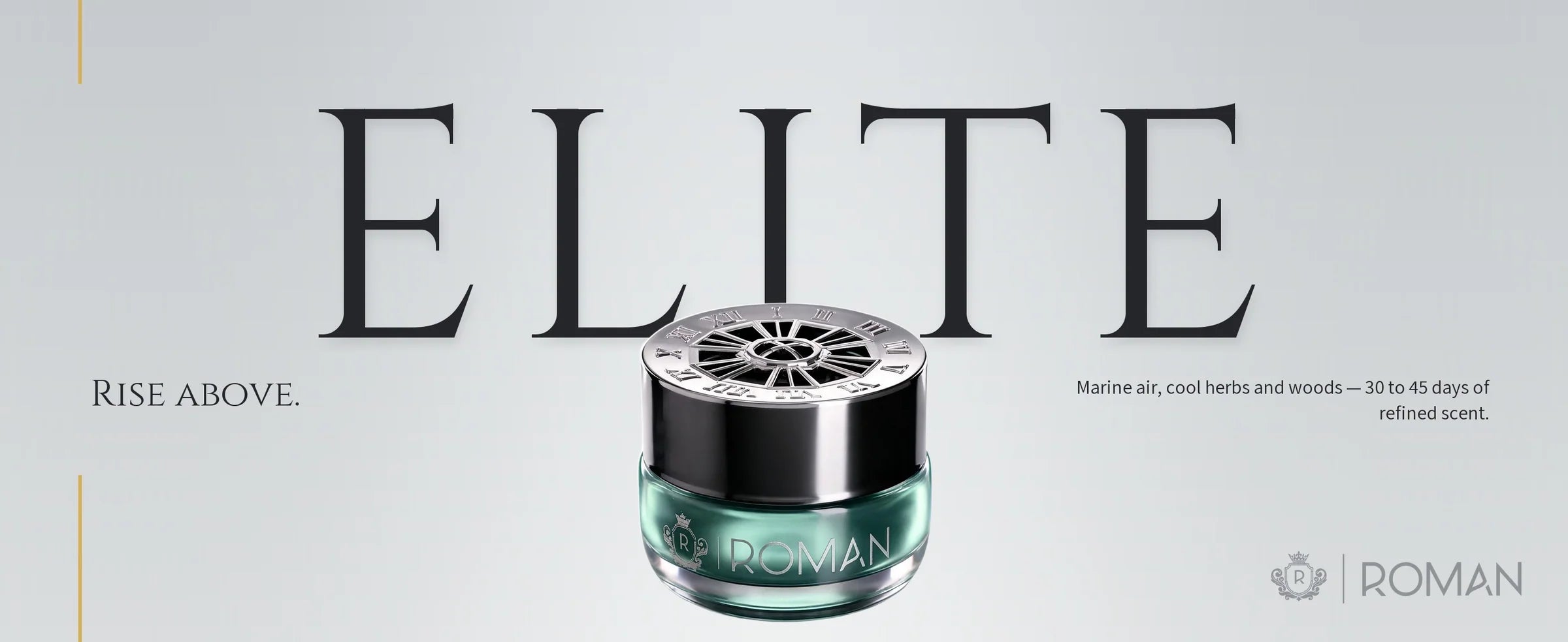flowertrail elite luxury car perfume — Rise above.